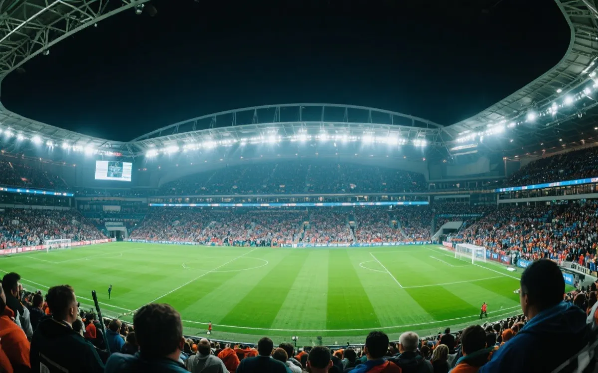 世界杯赛事信息与赛场氛围示意图