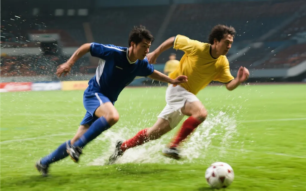 世界杯比赛中球员高强度跑动与压迫的瞬间